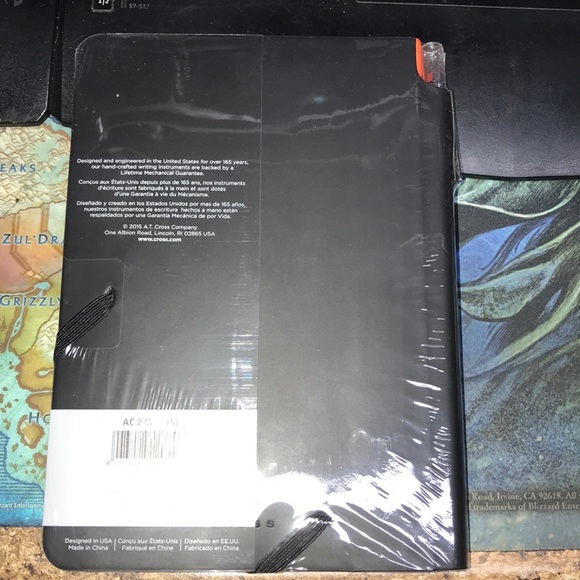 Jotzone Black and Orange 🍊 cross journal with pen New - Picture 2 of 6